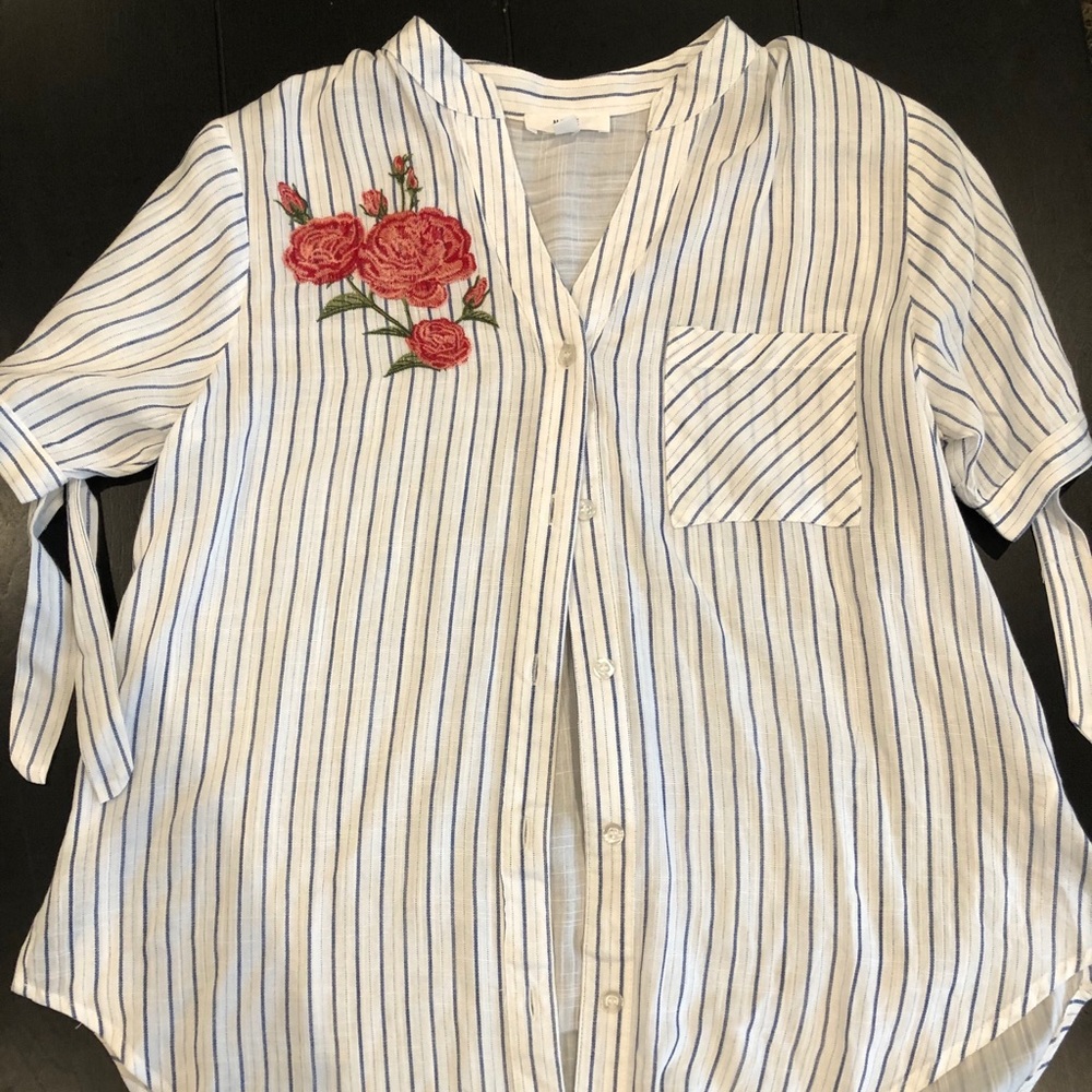 Strip blouse
